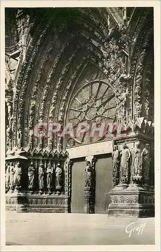 Cartes postales REIMS(Marne)-la cathedrale-portail central