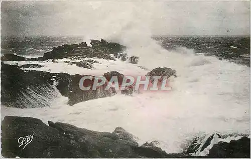 Ansichtskarte AK LA COTE SAUVAGE-PRESQU'ILE DE QUIBERON (Morbihan)Effet de vagues