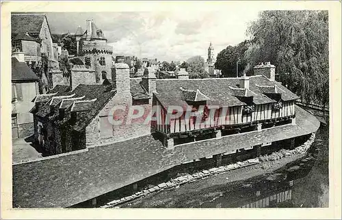 Cartes postales VANNES-Vue sur les Remparts et les lavoirs