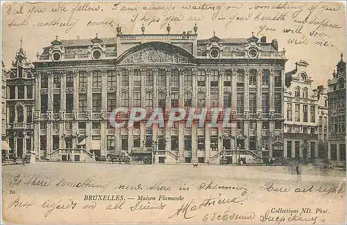 Cartes postales Bruxelles-maison Flamande