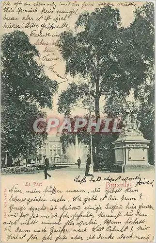Cartes postales Bruxelles Le parc