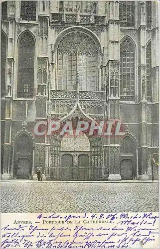 Cartes postales Anvers-Portique de la cathedrale