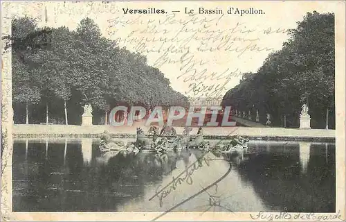 Cartes postales Versailles-La bassin d'Apollon