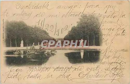 Cartes postales Versailles-La bassin d'Apollo