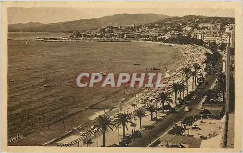 Cartes postales Cote d'Azur-114-cannes-promenade de la Croisette