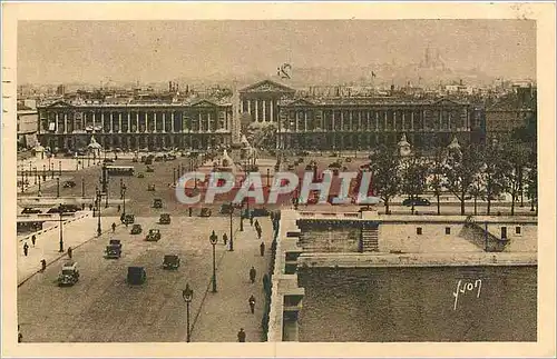 Ansichtskarte AK Paris�en flanant-Vue generale de la place de la concorde