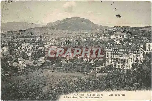 Cartes postales Aix le bains-Vue generale