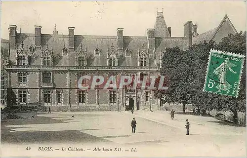 Cartes postales Blois- Le Chateau-Aile Louis XII