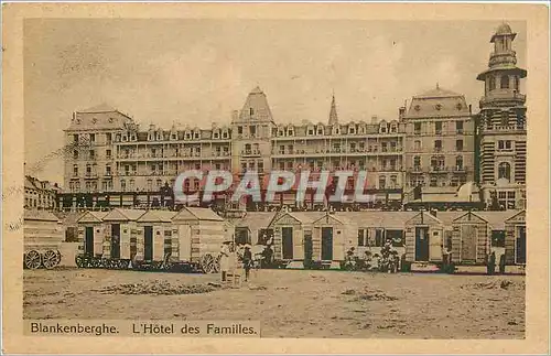 Cartes postales Blakenberghe-L'hotel des Familles