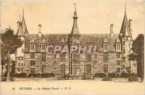 Cartes postales Nevers-le palaie Ducal