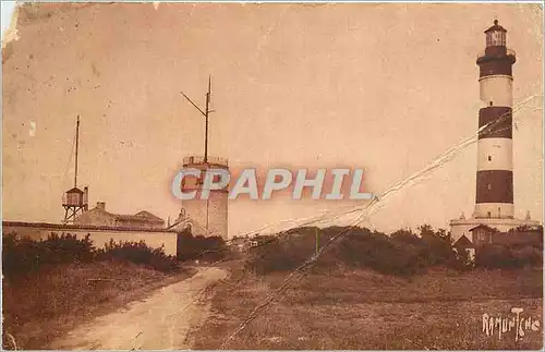 Cartes postales L'ile d'oleron-phare  semaphore et tour des signaux de chassiron