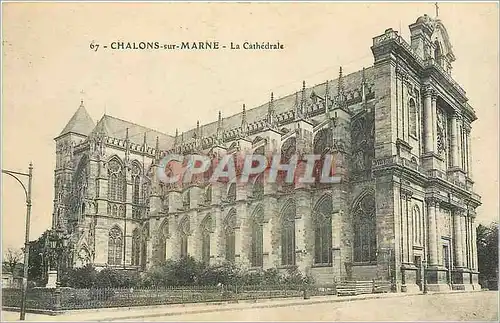 Cartes postales Chalons surmarne-la cathedrale