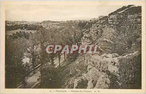 Ansichtskarte AK Poitiers-Rochers du Porteau.