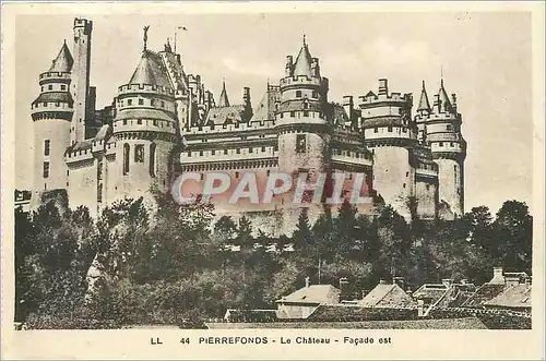 Ansichtskarte AK Pierrefonds Le chateau fa�ade est