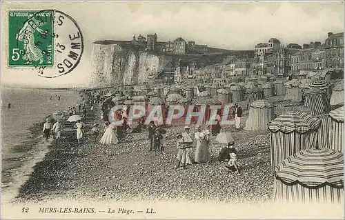 Cartes postales Mers le bains-la plage