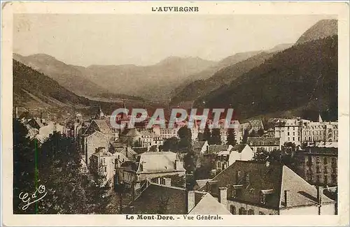 Cartes postales La mont Dore vue generle