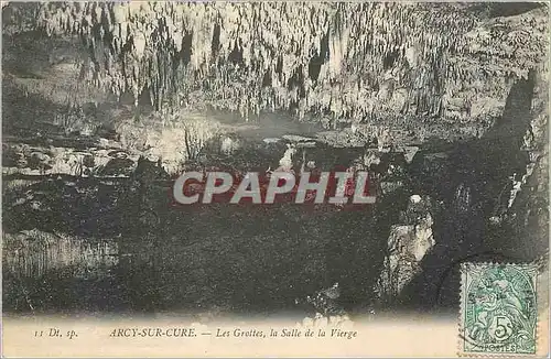 Cartes postales Arcy sur cure les grottes la slle de la vierge