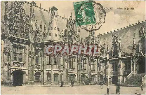 Cartes postales Rouen Palais de justice