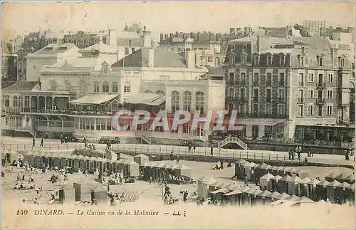 Cartes postales Dinard le casino vu de la Malouine LL