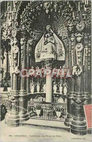 Ansichtskarte AK Chartres Cathedrale la Vierge du Pilier