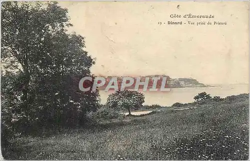 Cartes postales Dinard vue prise du Prieure