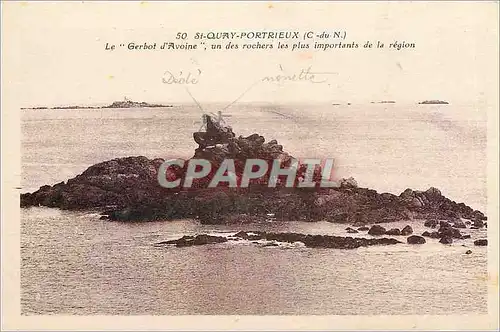 Cartes postales St Quay portrieux ( C du N) Gerbot d' Avoine un des rochers les plus important de la region