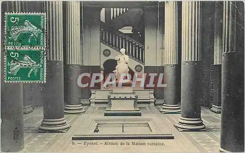 Cartes postales Epinal Atrium de la maisn romaine