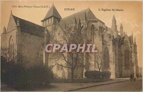 Ansichtskarte AK Dinan l'Eglise St Malo