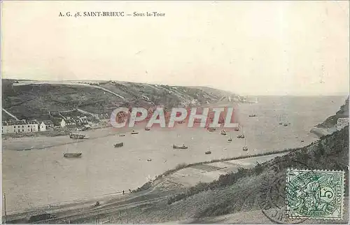 Ansichtskarte AK Saint Brieuc Sous la Tour