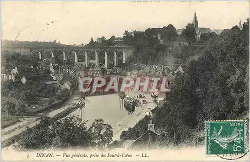 Cartes postales Dinan vue generale prise du saut a l'Ane LL