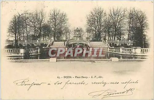 Cartes postales Dijon place drcy LV