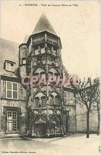 Ansichtskarte AK Bourges Tour de l'ancien Hotel de ville