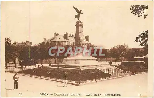 Ansichtskarte AK Dijon Monument carnot  place de la republique