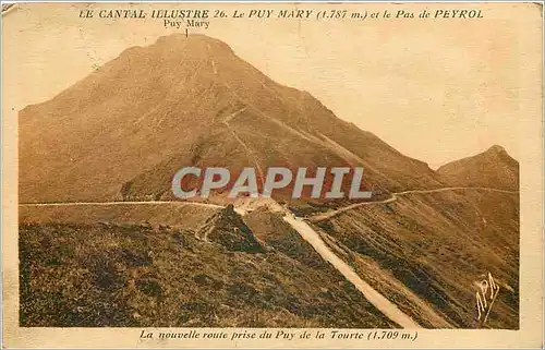 Ansichtskarte AK La Puy Mary 1787m et le pas de peyrol