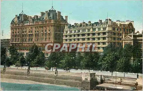 Cartes postales London Hotels Cecil & Savoy