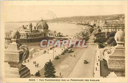 Ansichtskarte AK Nice vue panoramique sur la promenade des anglais