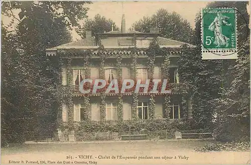 Ansichtskarte AK Vichy Chalet de l'Empereur pendant son retour a vichy