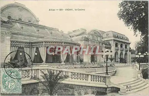 Cartes postales Allier 89 Vichy le casino