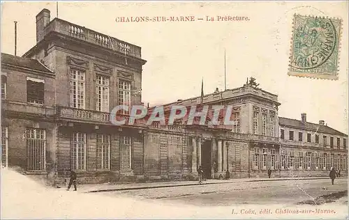 Cartes postales Challons sur marne la prefecture