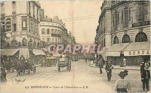 Cartes postales Bordeaux cours de l'Intendance CB