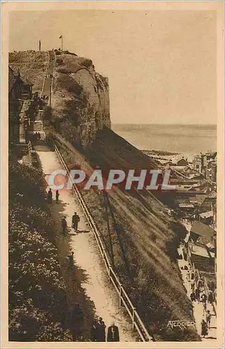 Ansichtskarte AK Le treport Sinf Les Escaliers d' acces aux terrases