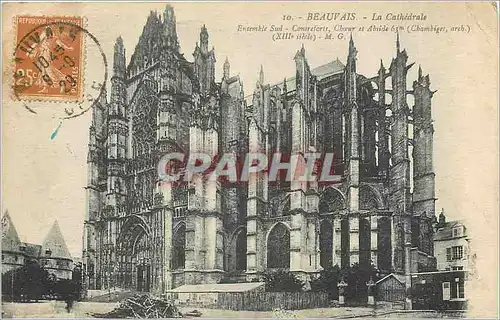 Ansichtskarte AK Beauvais la cathedrle