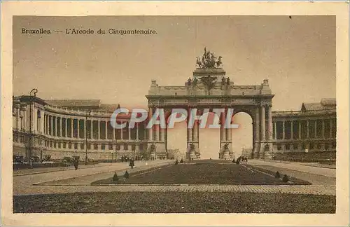 Ansichtskarte AK Bruxelles l'arcade du cinquantenaire