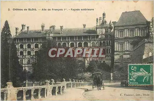 Cartes postalesChateau de Blois Aile de frncois 1er fcade exterieur