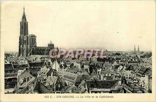 Cartes postales Strasbourg L'a ville et la Cathedrale