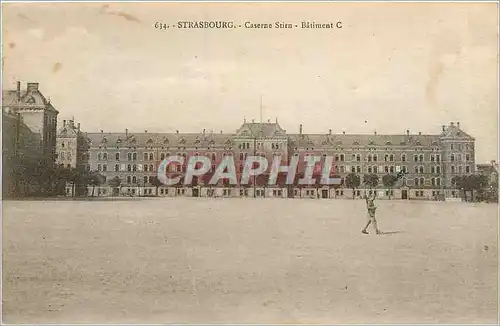 Cartes postales Strasbourg caserne Stira batiment C Militaria