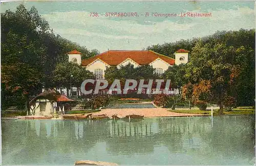 Cartes postales Strasbourg L'orangerie le Restaurant