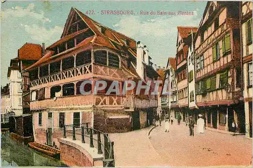 Cartes postales Strasbourg Rue du Bain aux Plantes