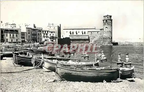 Moderne Karte Collioure PO 1389 Le Port Bateau