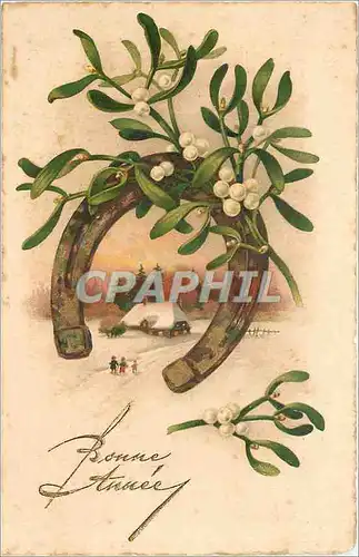 Cartes postales Bonne Annee Fer a chevak